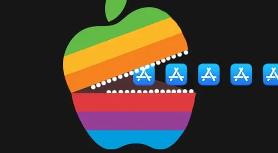 A new player in email knocked over a bushel of debate about Apple’s App Store